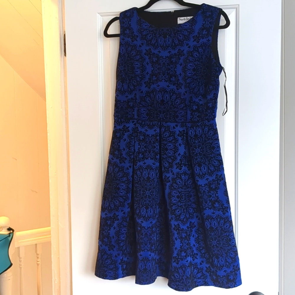 Blue and Black dress